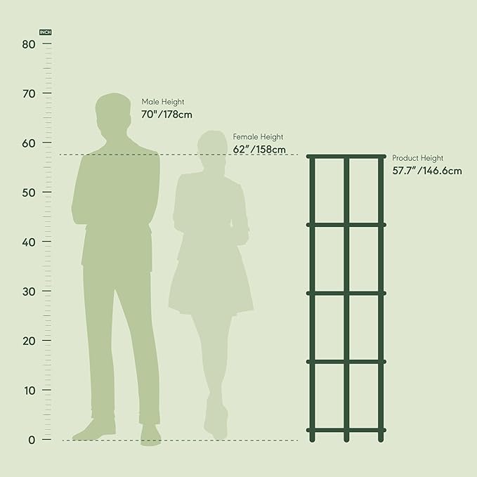 Furinno Turn-N-Tube 5 Tier Corner Display Rack Multipurpose Shelving Unit, 1-Pack, Espresso/Black